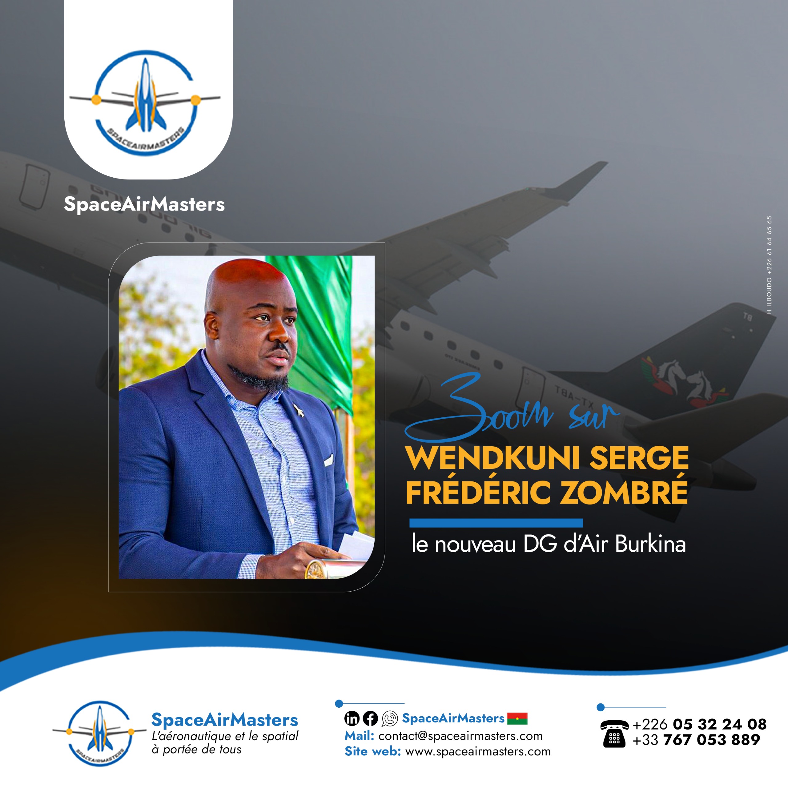 Air Burkina : Wendkuni Serge Frédéric Zombré prend les commandes