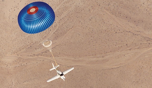 avion parachuté